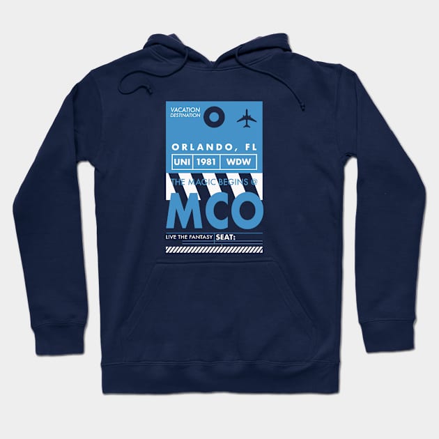 MCO Luggage Tag Hoodie by PopCultureShirts